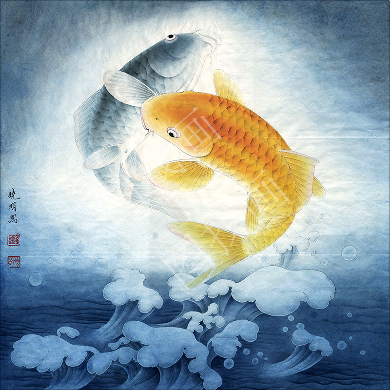 近现代 李晓明 花鸟作品大图 (22) 30x30cm